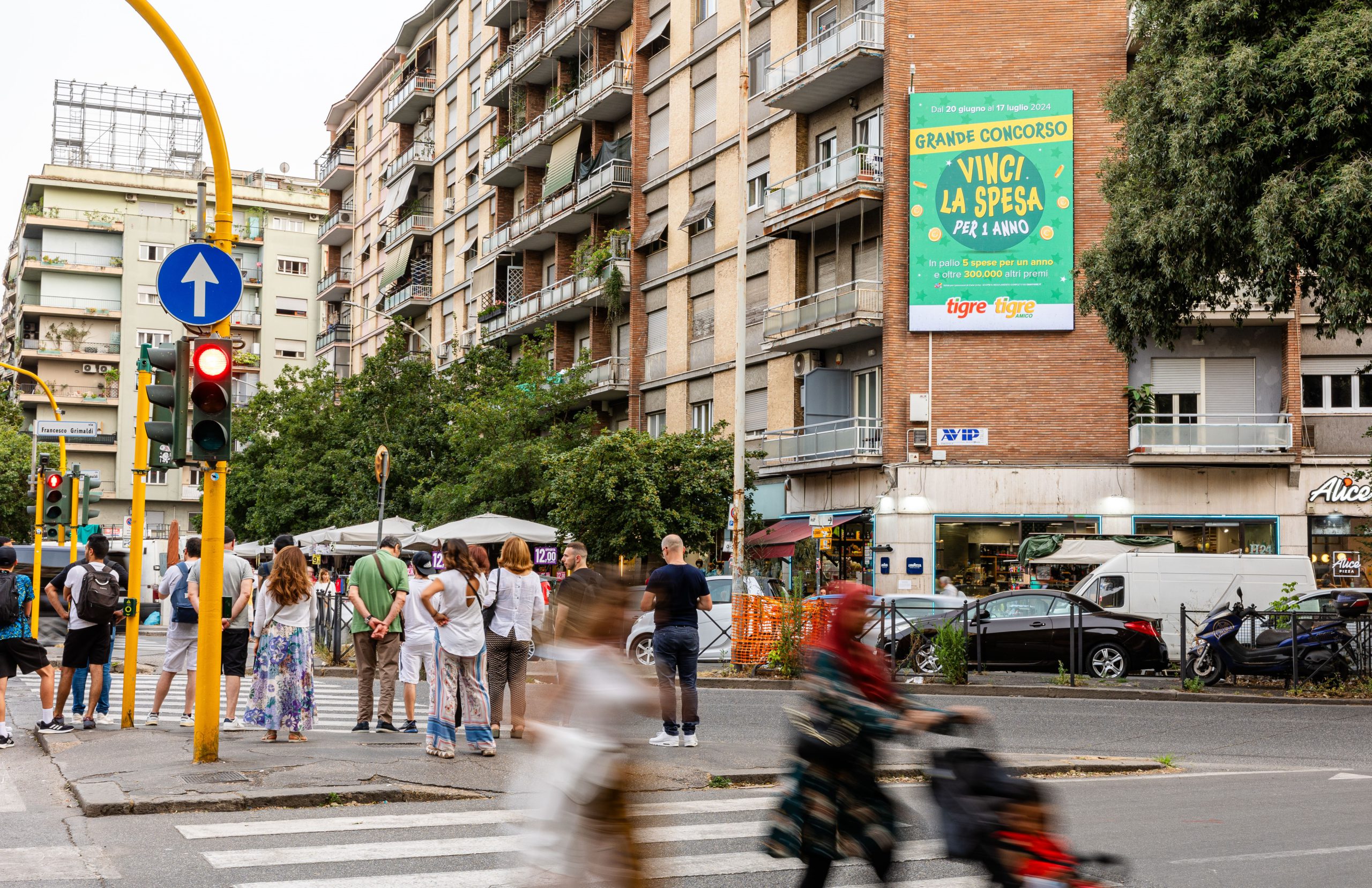 Ledwall m 4x6 Piazza Fermi ang Via Grimaldi A